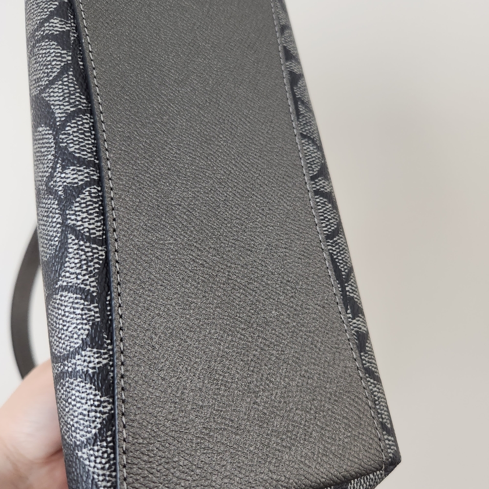 Coach Black and Silver Crossbody Bag - Picture 5 of 7